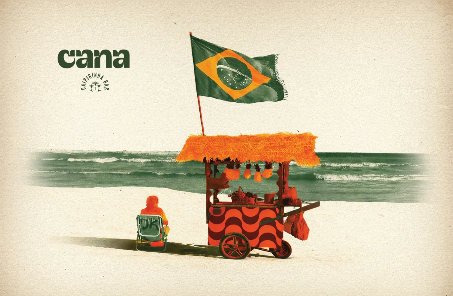 CANA gift card artwork featuring a Rio beach cart