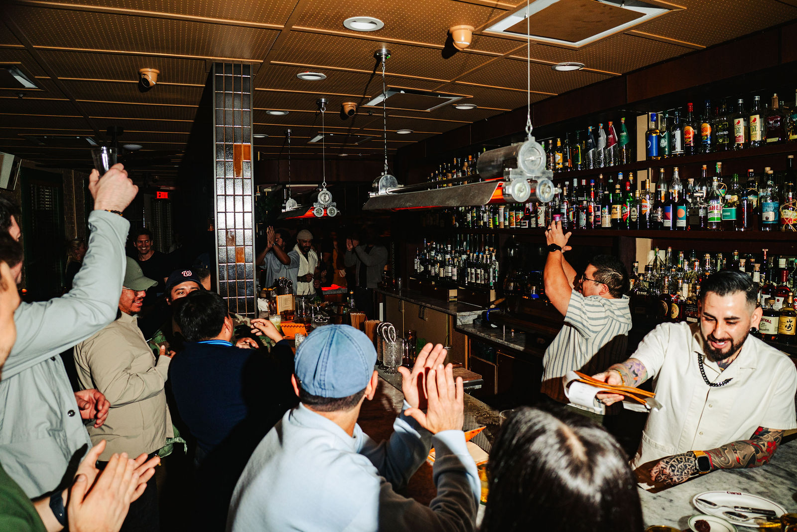 Guests gathered for a hosted private event at CANA