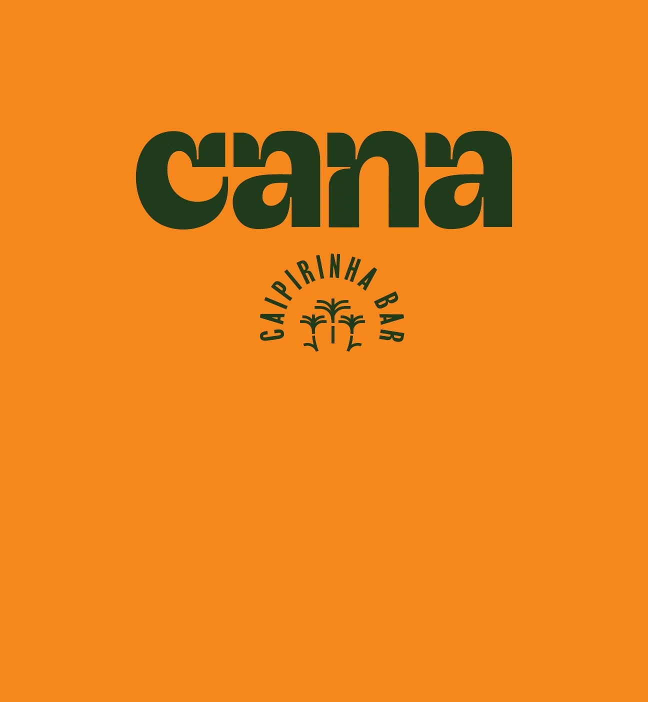 CANA beverage menu front cover