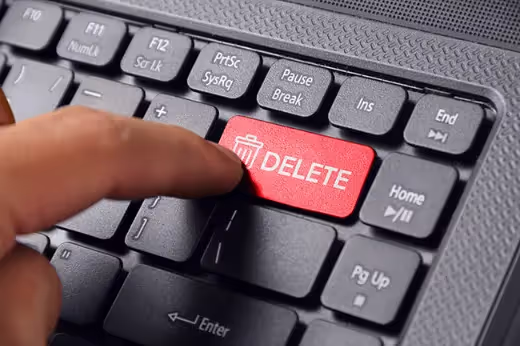Deleting Completed Forms