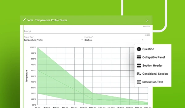 new temperature profile question type graphic