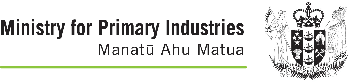 Ministry for Primary Industries logo
