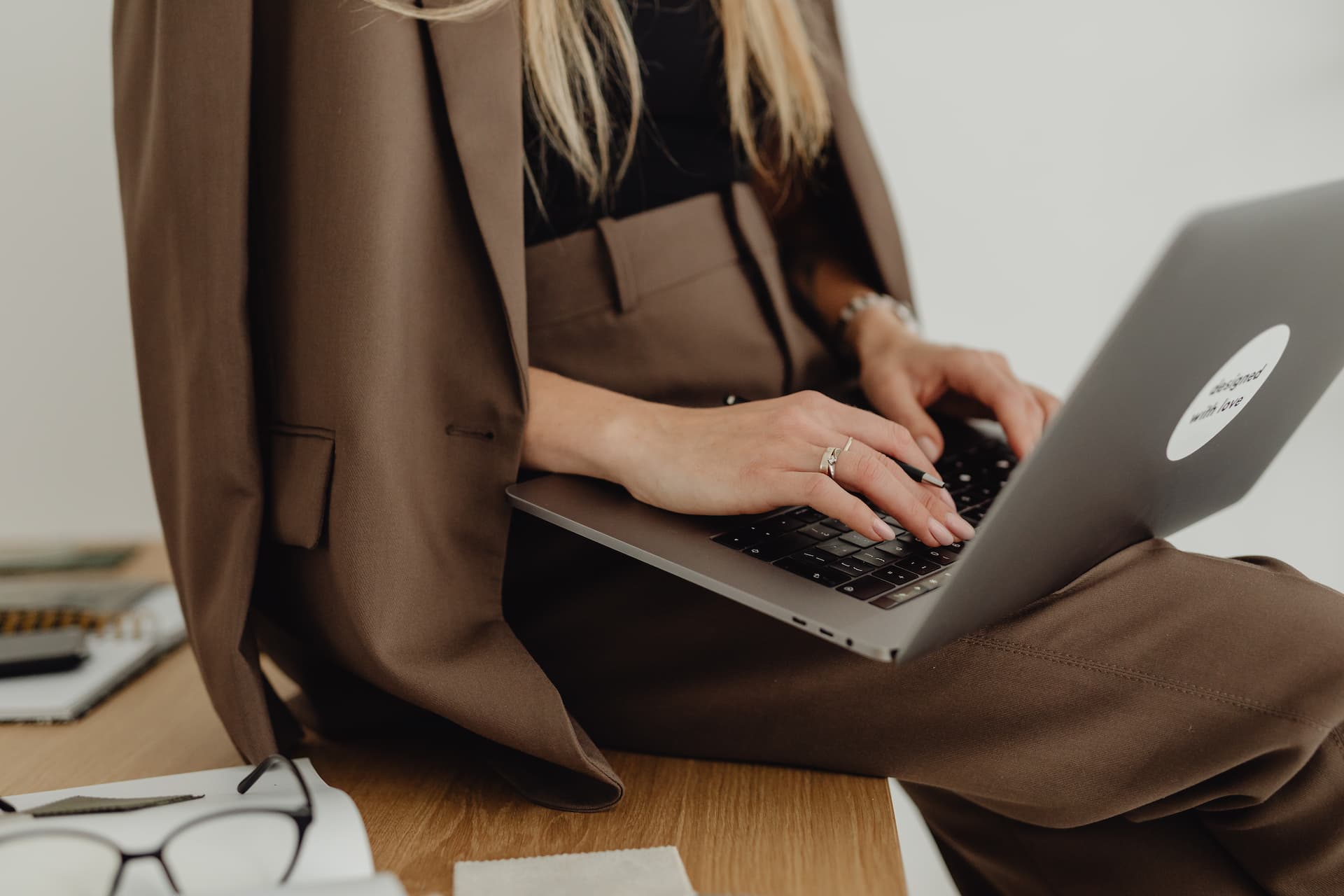 Woman on a virtual naturopath visit