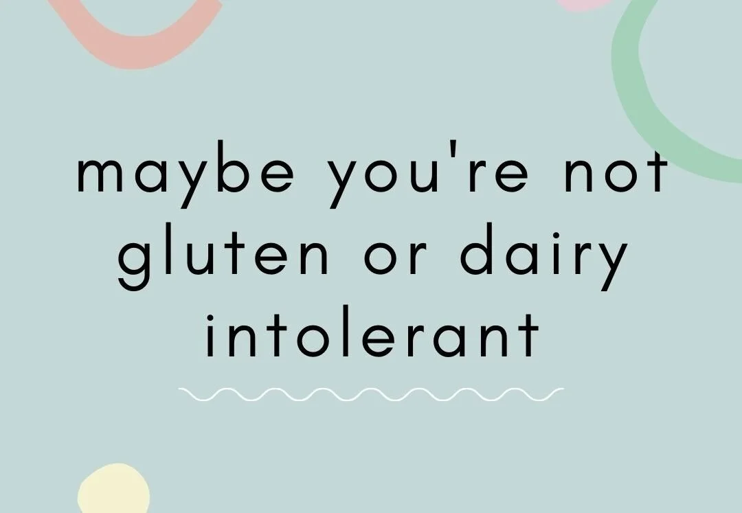 Are You Really Gluten/Dairy Intolerant?