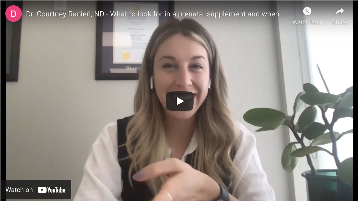 Video: Prenatals 101: What to Look For in a Prenatal Supplement and When to Start Taking Them