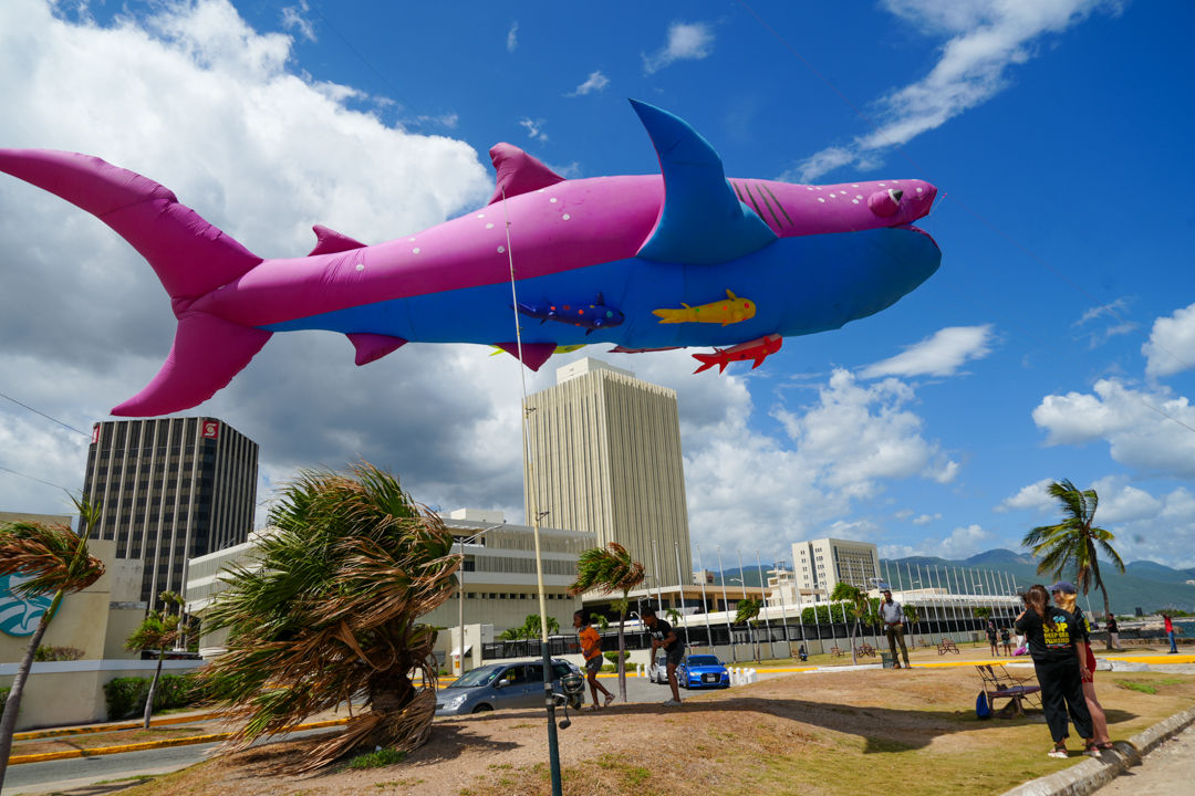 Greenpeace protest outside the ISA | Photo by IISD/ENB - Andrés Felipe Carvajal Gómez