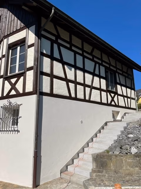 Fassadensanierung Riegelhaus