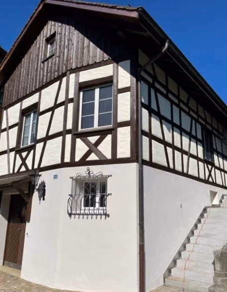 Fassadensanierung Riegelhaus in Riedt bei Neerach