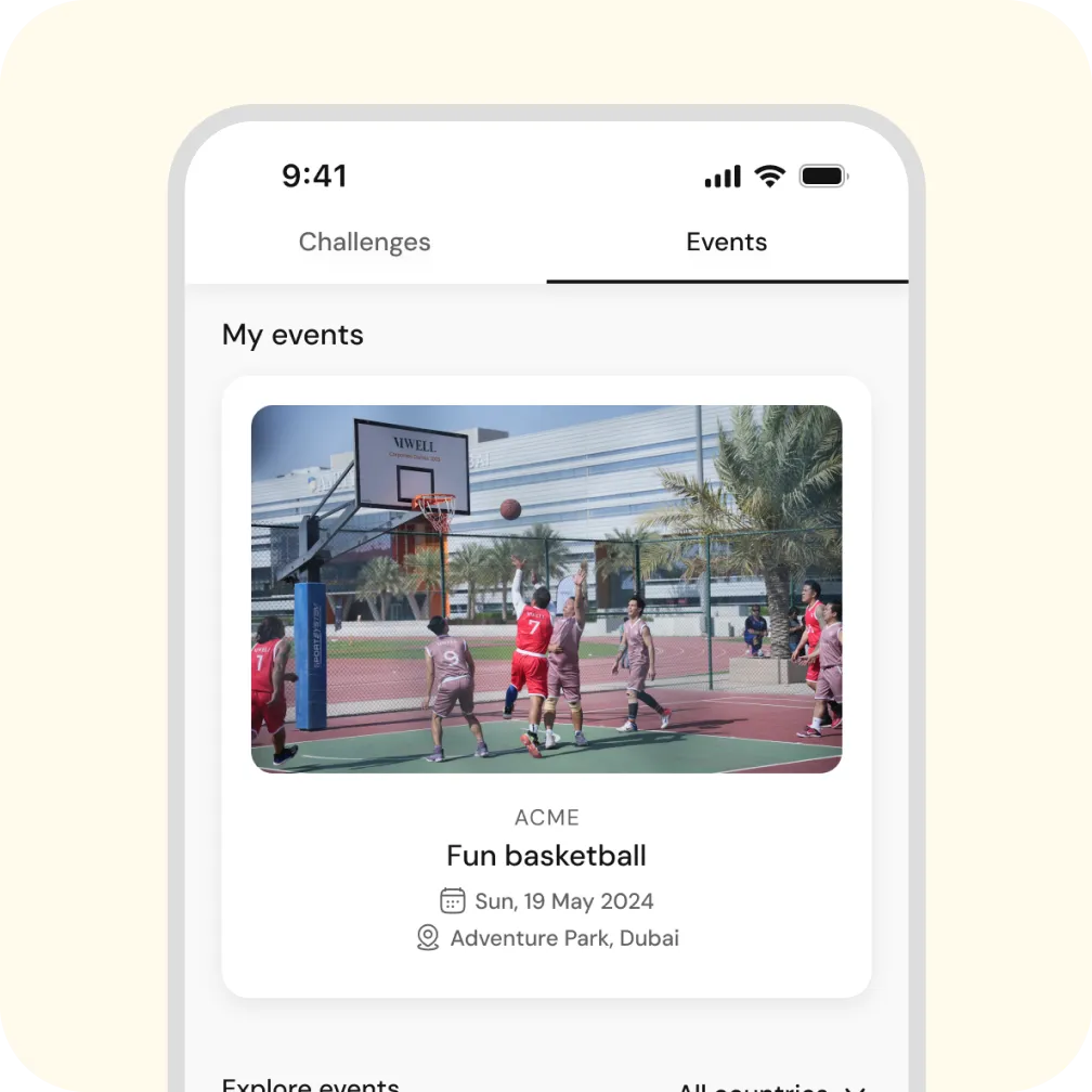 Mobile app screen showing fitness and health video classes with titles, durations, and item counts.