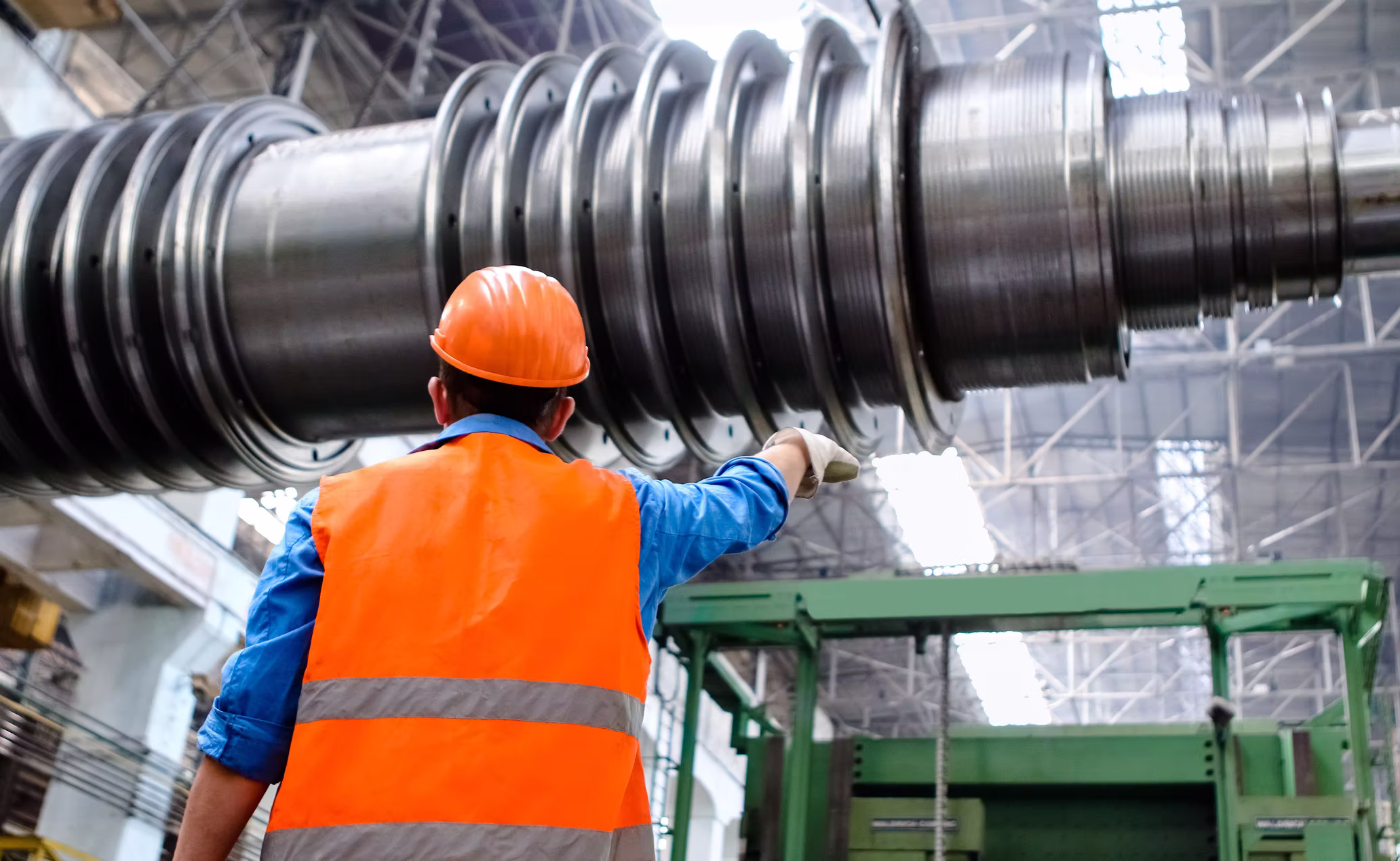 Worker in factory