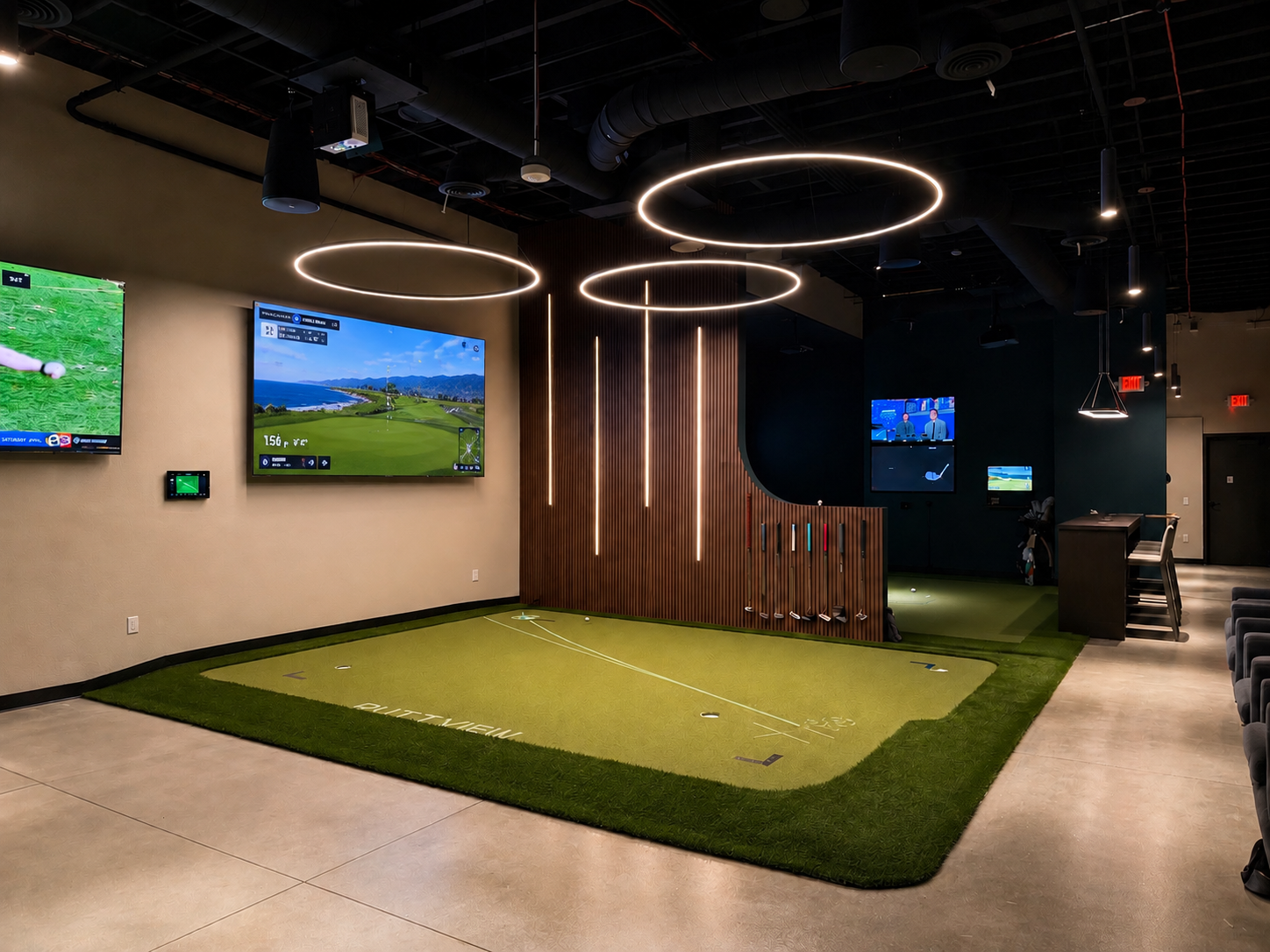 Entry and app-unlock door at Swing Studios