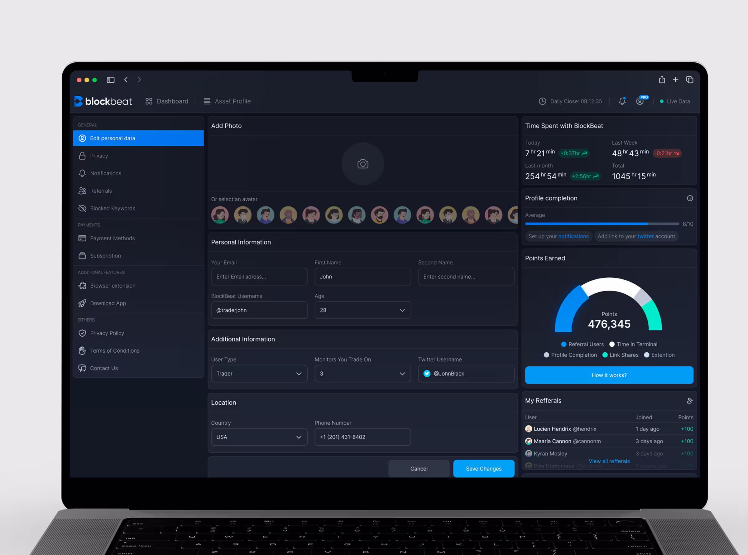 Progress bar, visual design 
