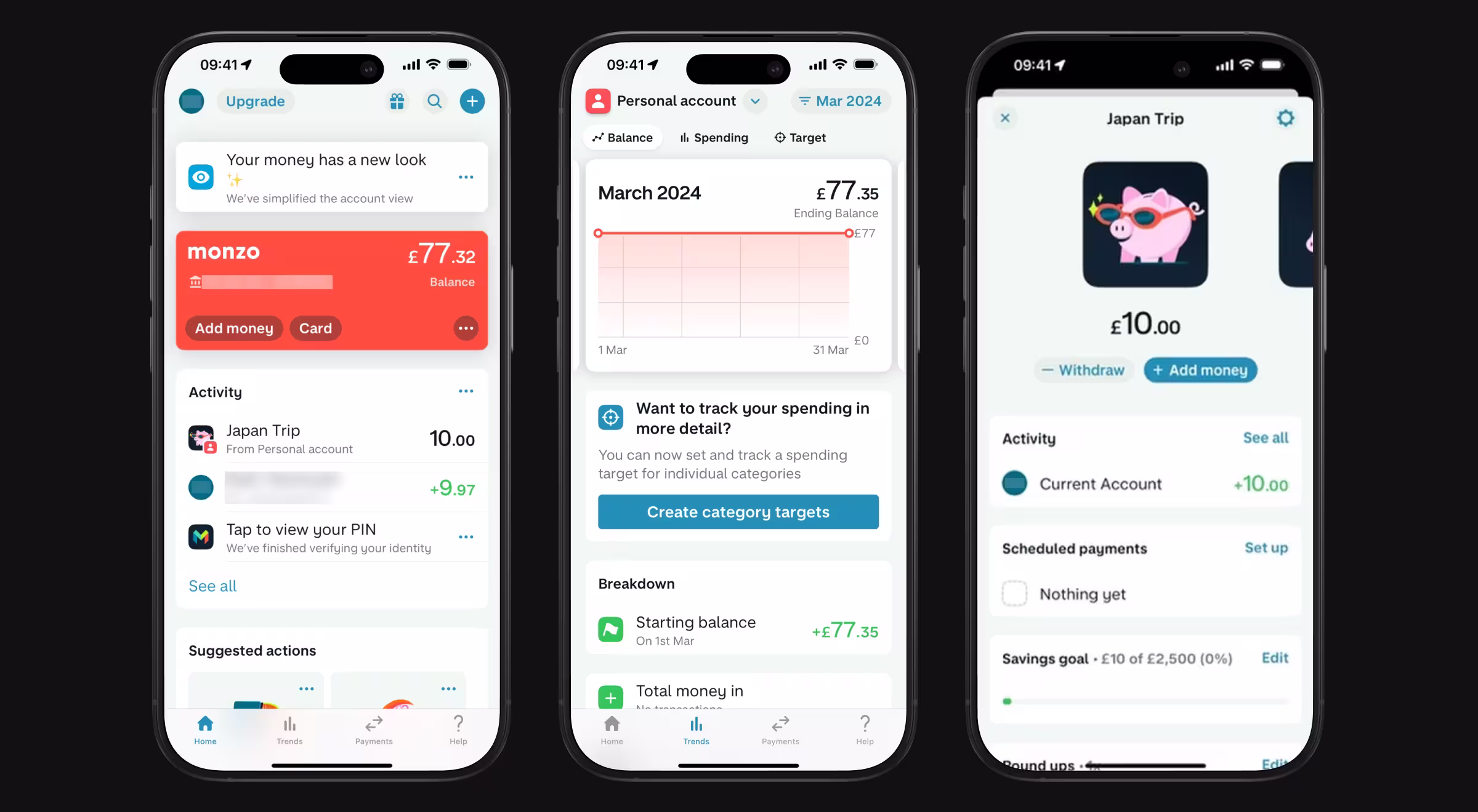 Monzo: behavior-shaping mechanics that educate users
