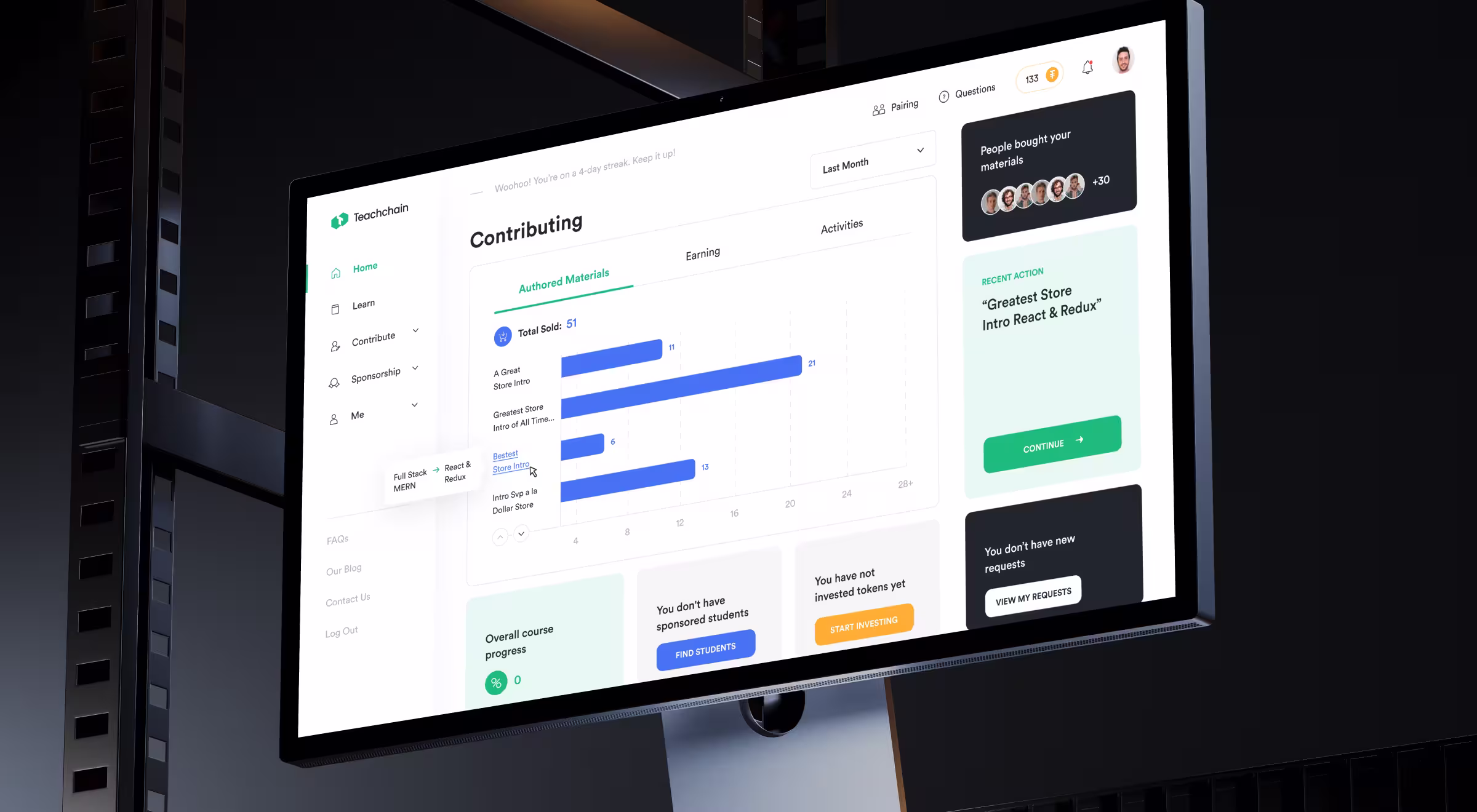 Case in action: Teachchain (EdTech, B2C platform)