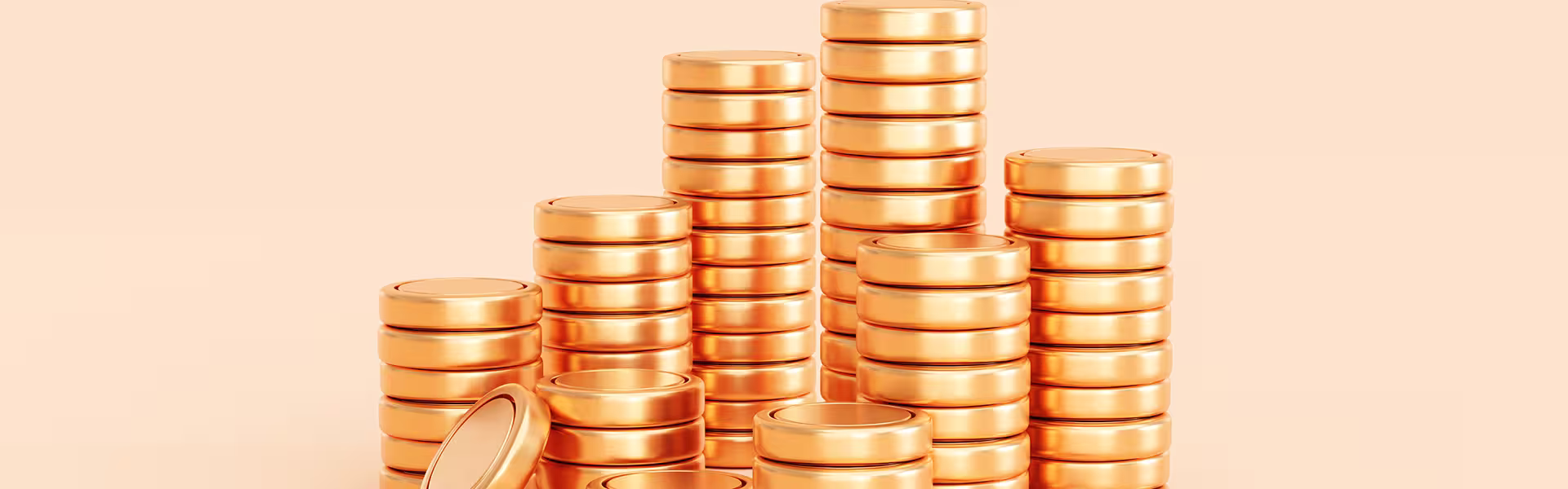 A visual representation of growth and value creation, using stacked coins to introduce strategies focused on increasing customer lifetime value, retention, and long-term business performance.