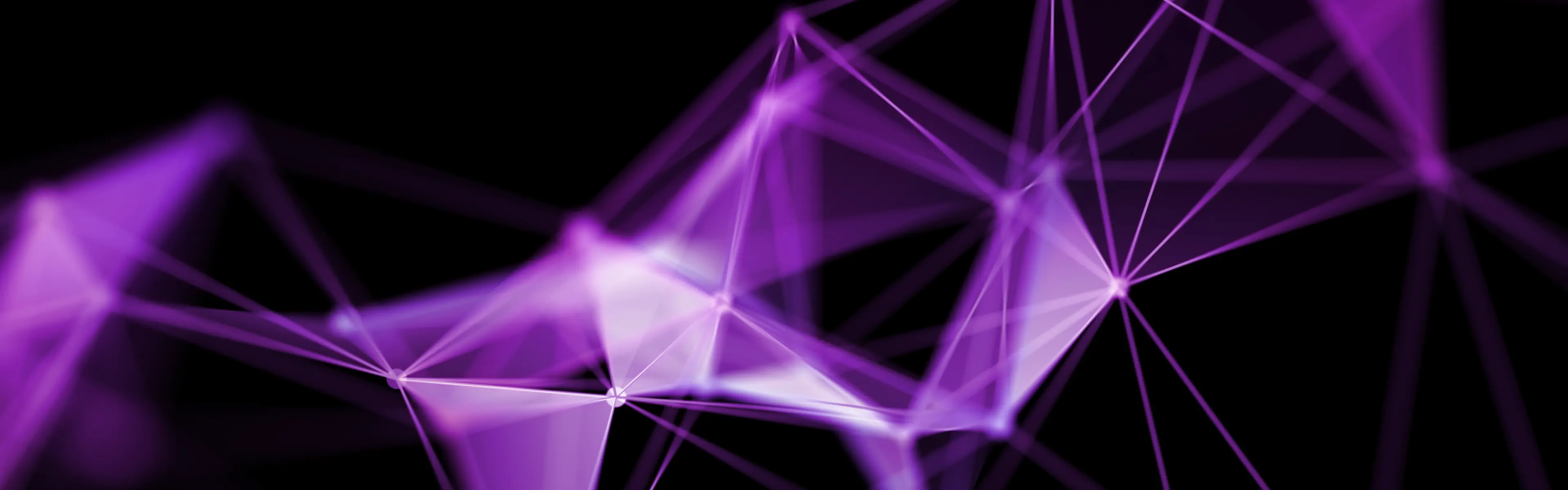 futuristic visuals in black and purple colors