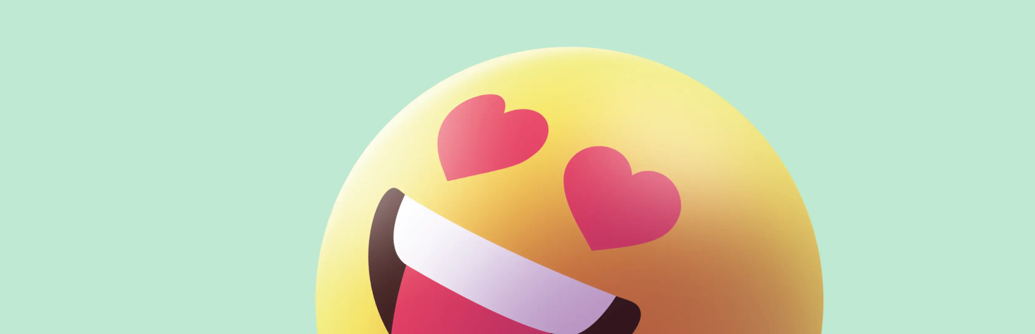A few 3D models of smiling emojis