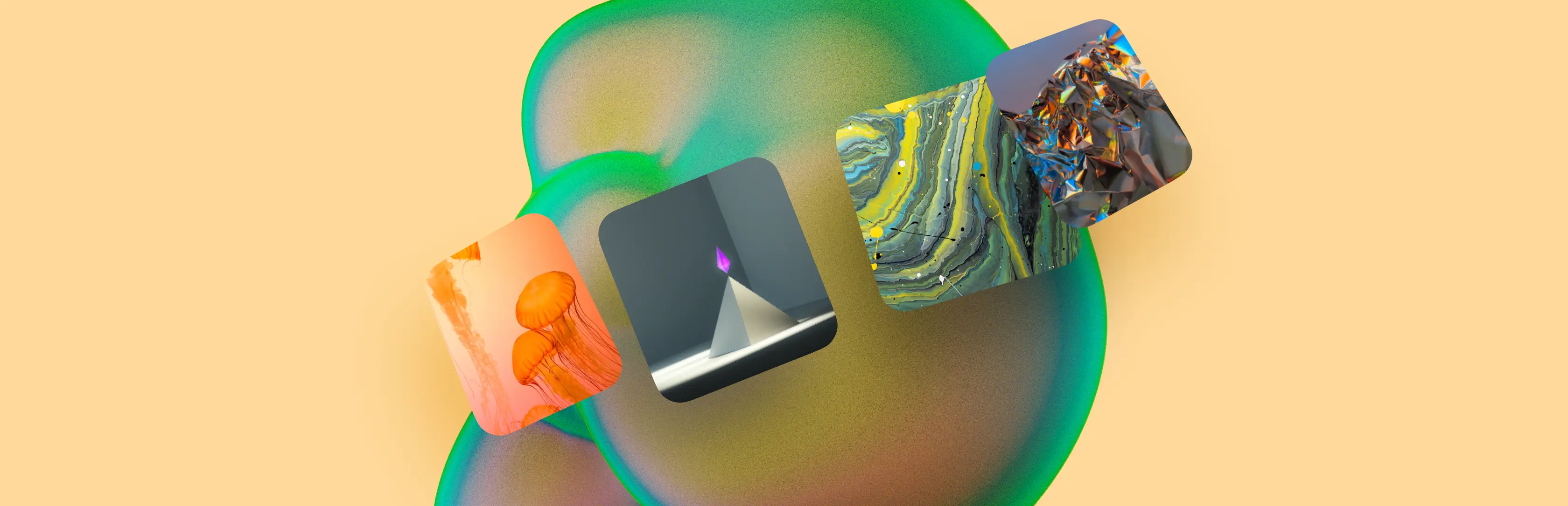 A 3D rendering of an abstract element resembling some Web3 things
