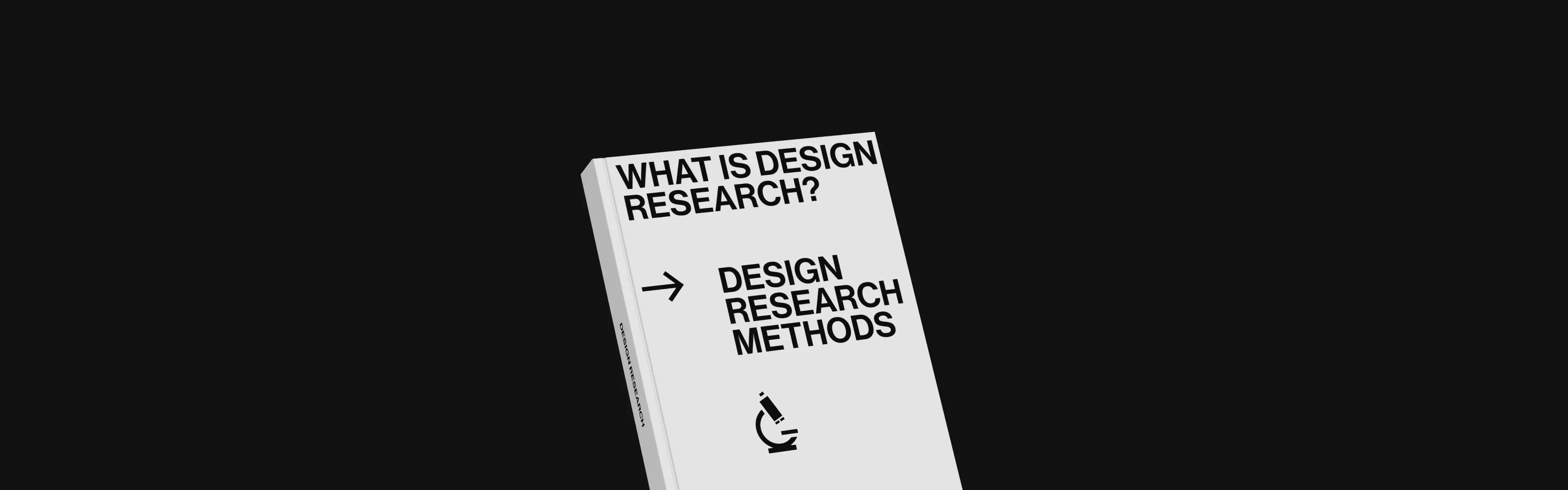 A book with the title "What is design research?"