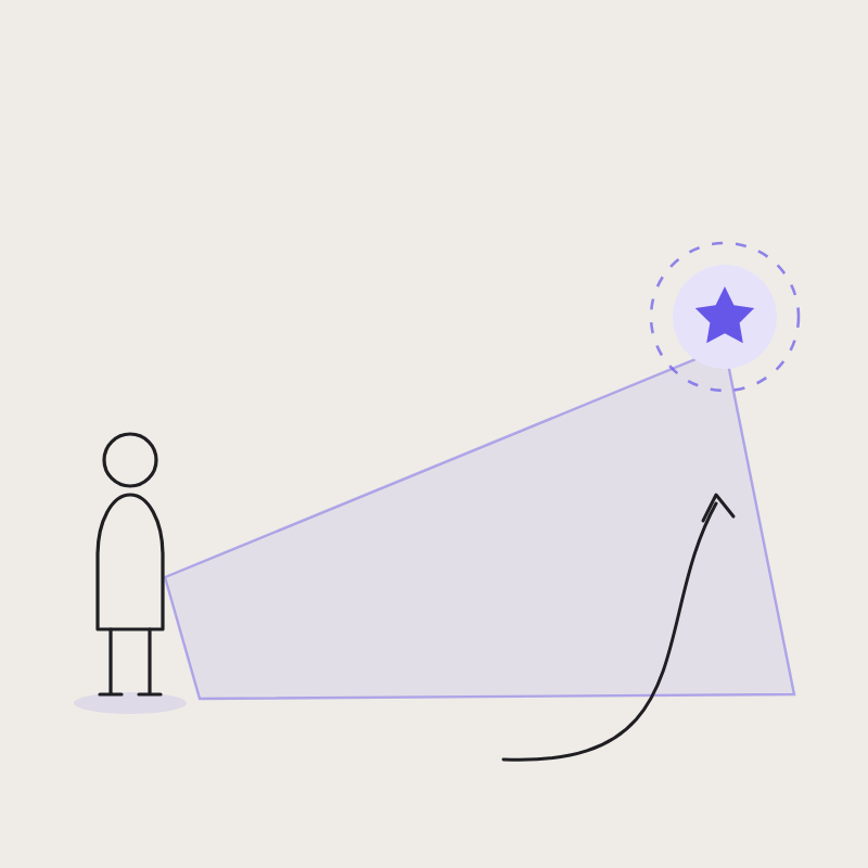 Un faisceau qui éclaire un angle nouveau et fait émerger un point remarquable