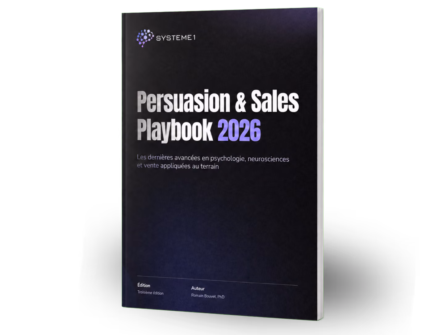 Couverture du Persuasion & Sales Playbook 2026