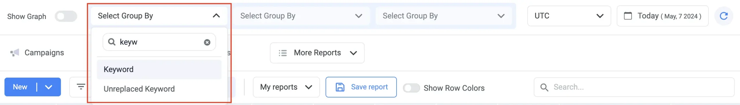 How to See Statistics by Unreplaced Keyword for Search Arbitrage
