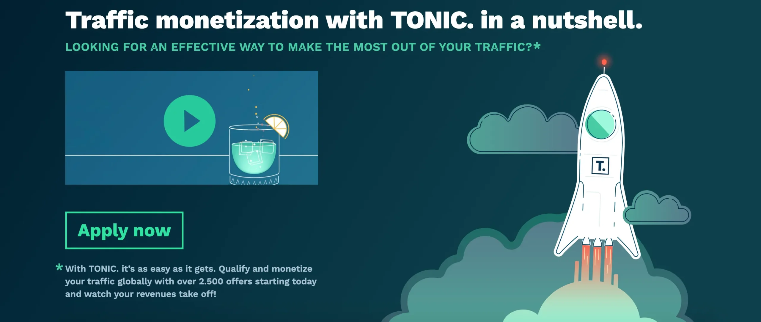 What is Tonic search arbitrage feed provider