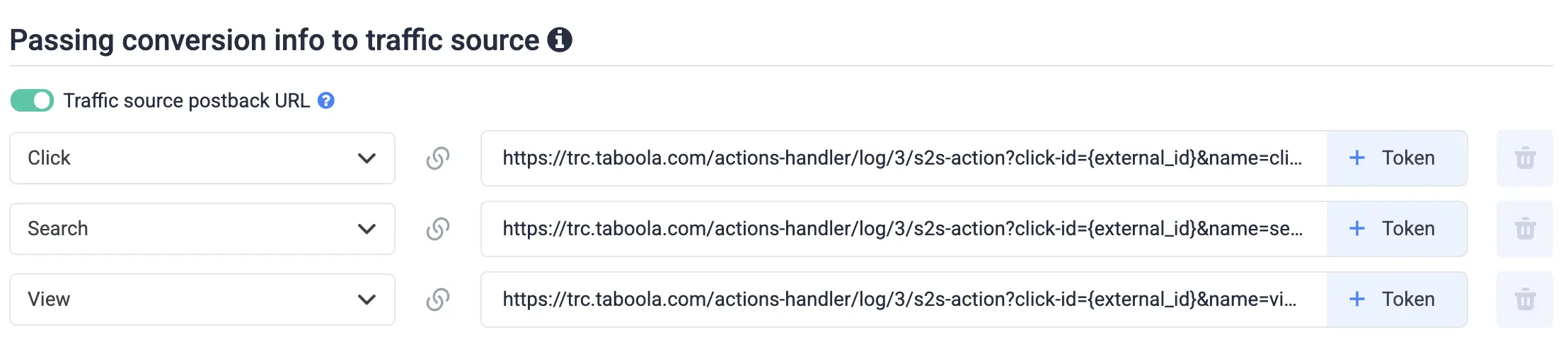 passing conversions into traffic source native to search arbitrage