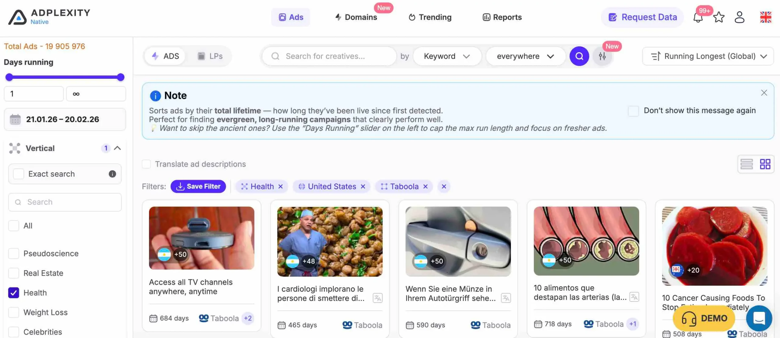 affiliate marketing tool adplexity ad spy tool 