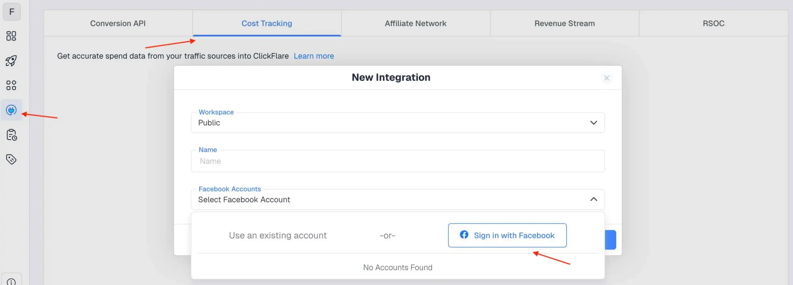 How to create a cost integration for your ClickFlare x Marketcall tracking setup