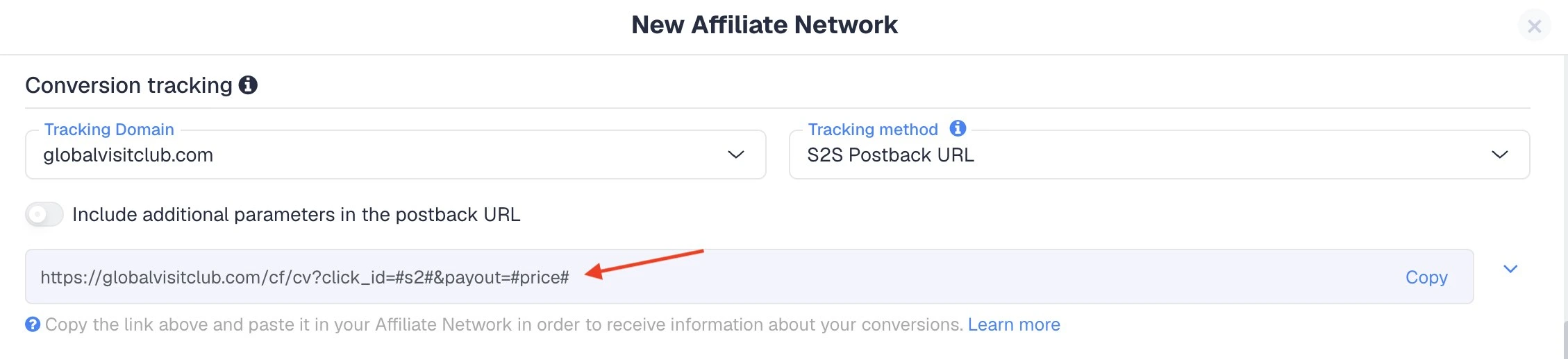 How to Troubleshoot Conversion Mismatches in ClickFlare: verify the postback URL