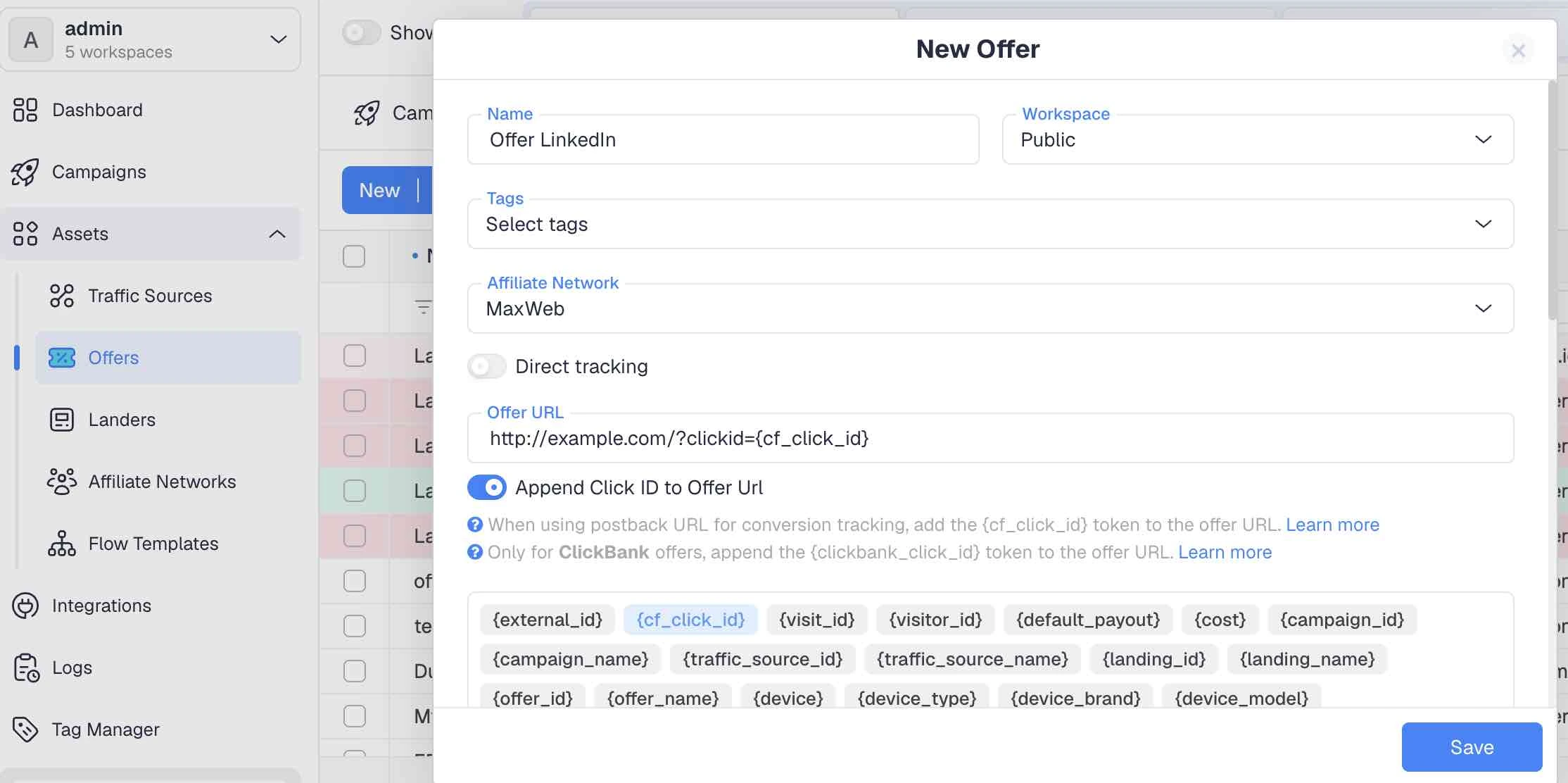 LinkedIn Ads Tracking Guide: Creating an Offer