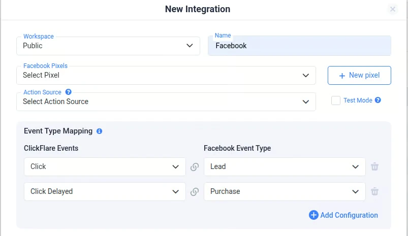 Mapping the delayed revenue conversion to the Purchase event in the Facebook Conversion API integration