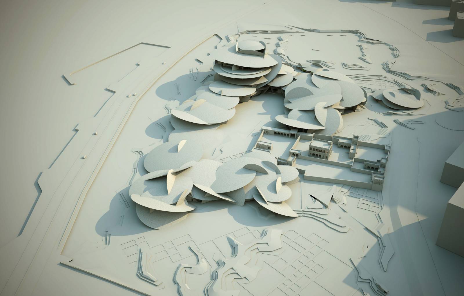 Intersecting discs of the National Museum of Qatar