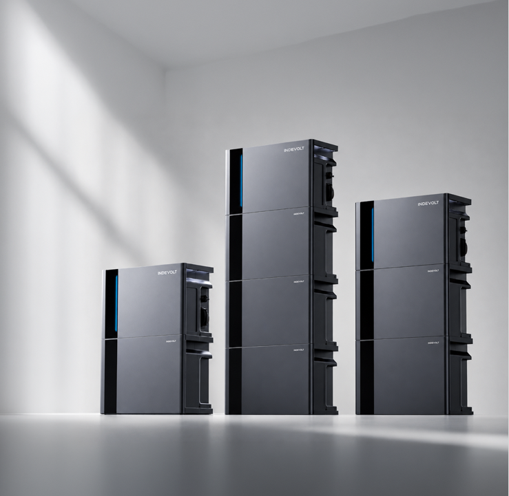 Indevolt PowerFlex home battery storage range in three configurations