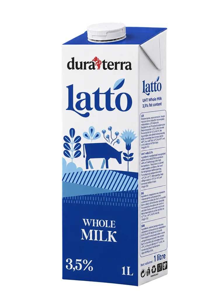 UHT Milk 3.5% Dura Terra