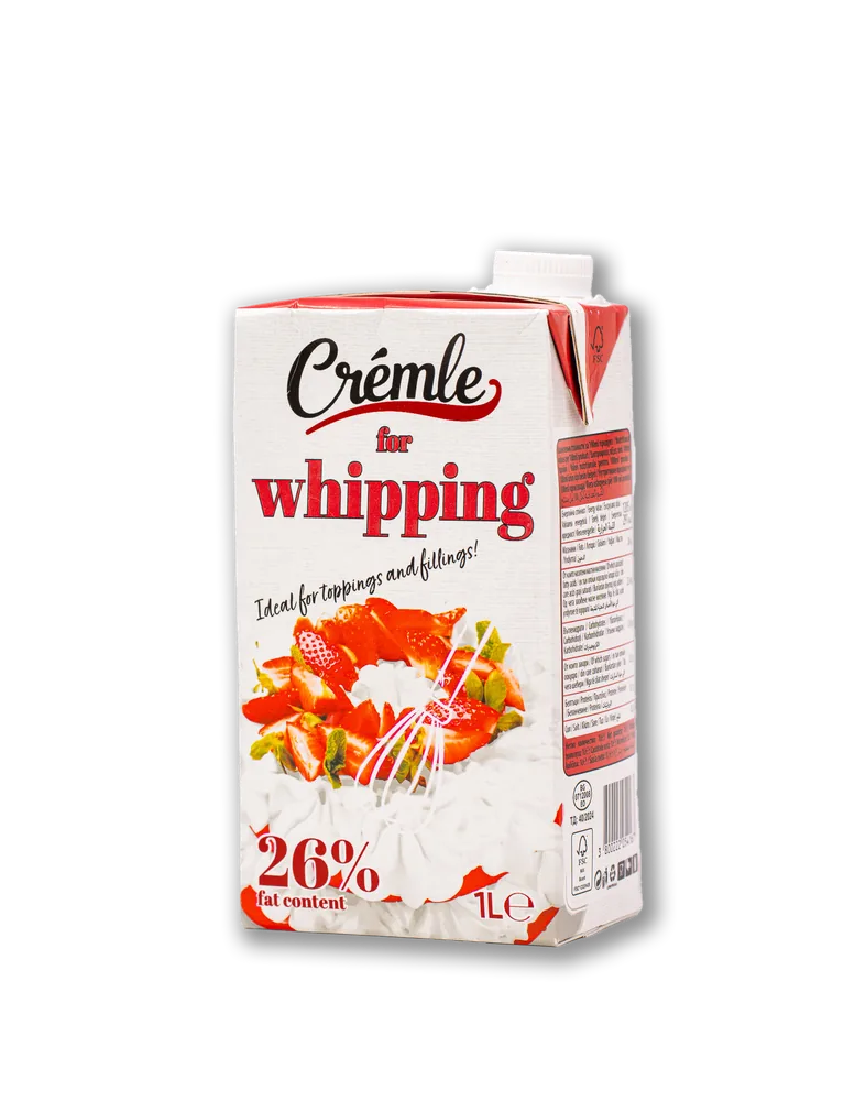 Cremle for Whipping 26% (Sweetened)