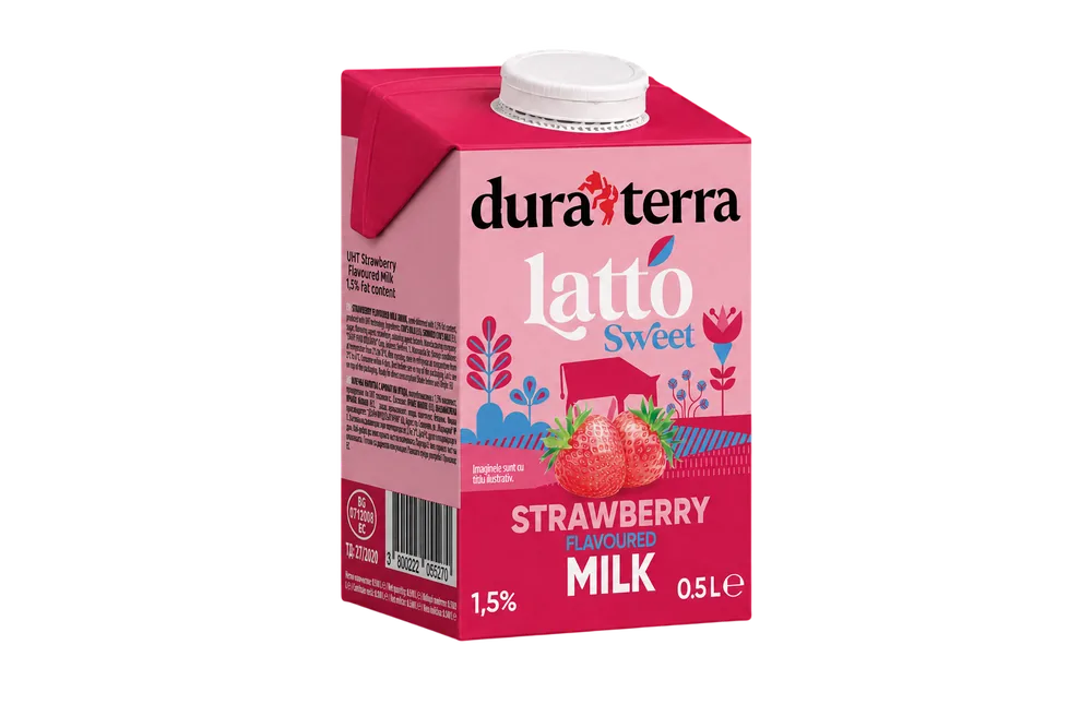 Strawberry Milk Drink 1.5% Dura Terra