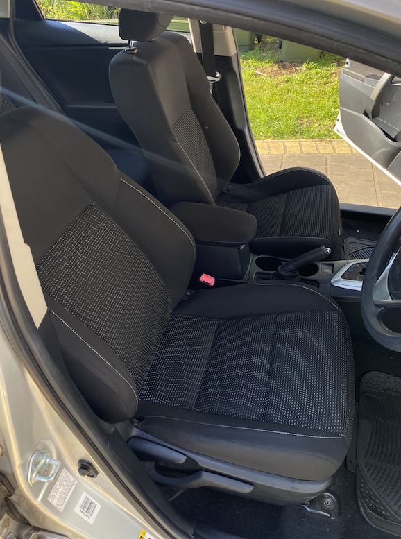 Professional fabric car seat cleaning in Sydney