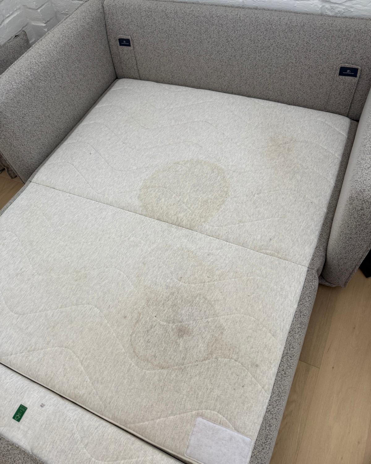Before mattress clean