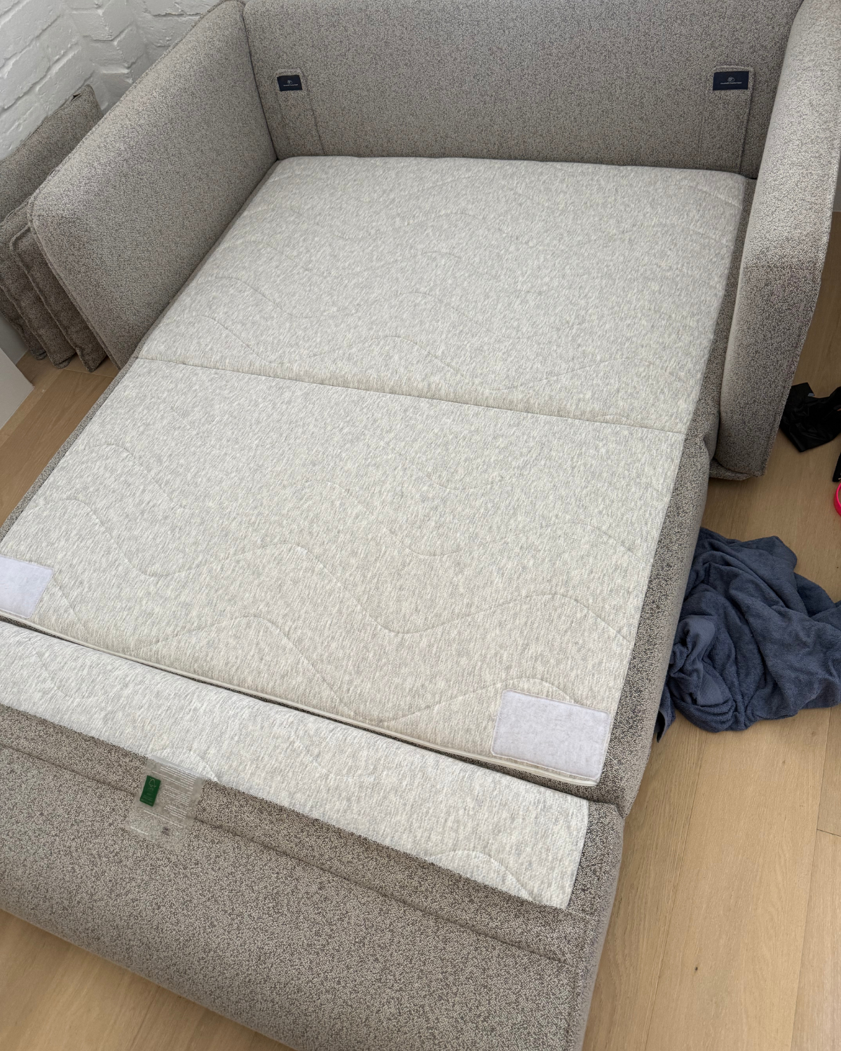 After mattress clean
