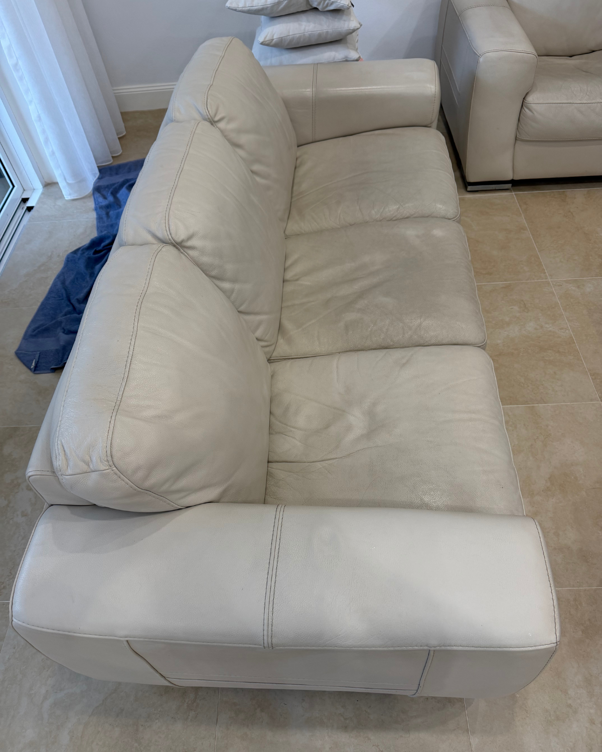 Before leather clean