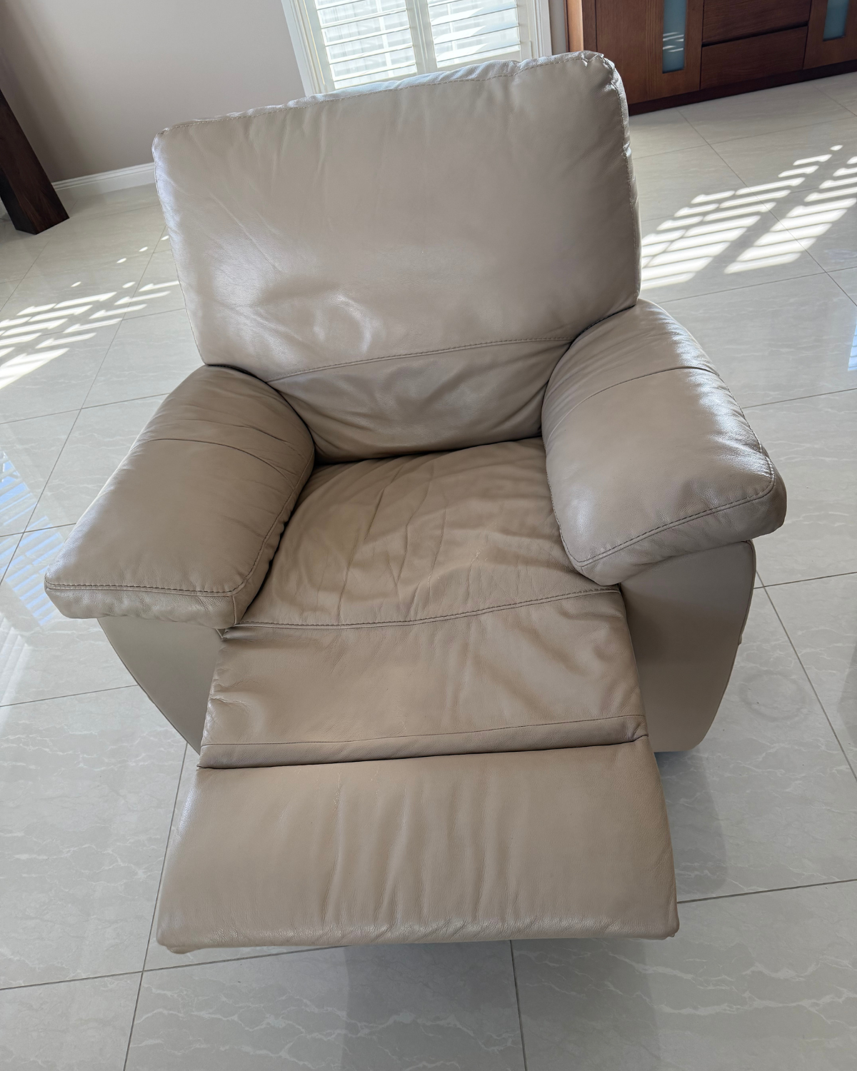After leather clean