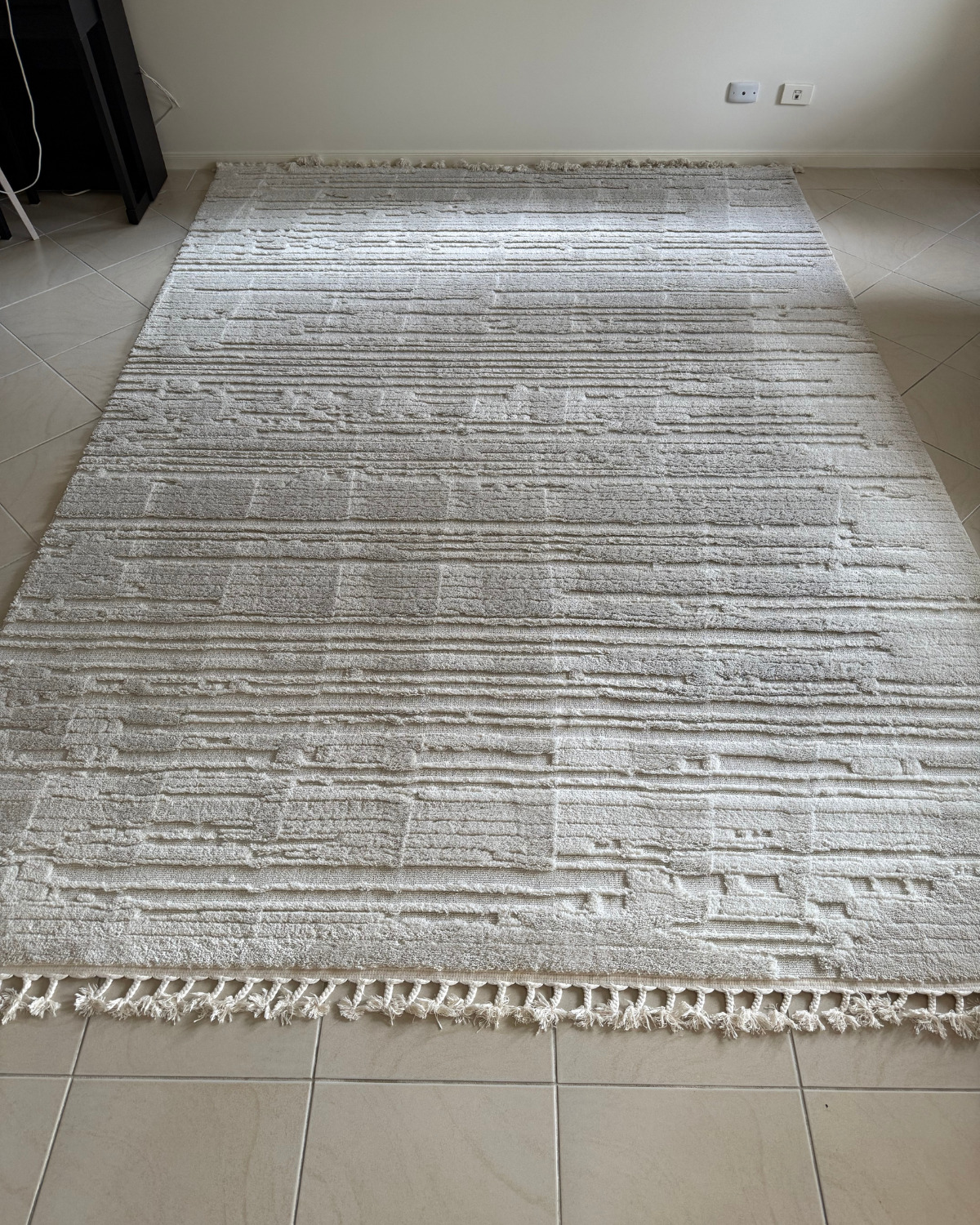 Before and after rug cleaning by Mega Clean