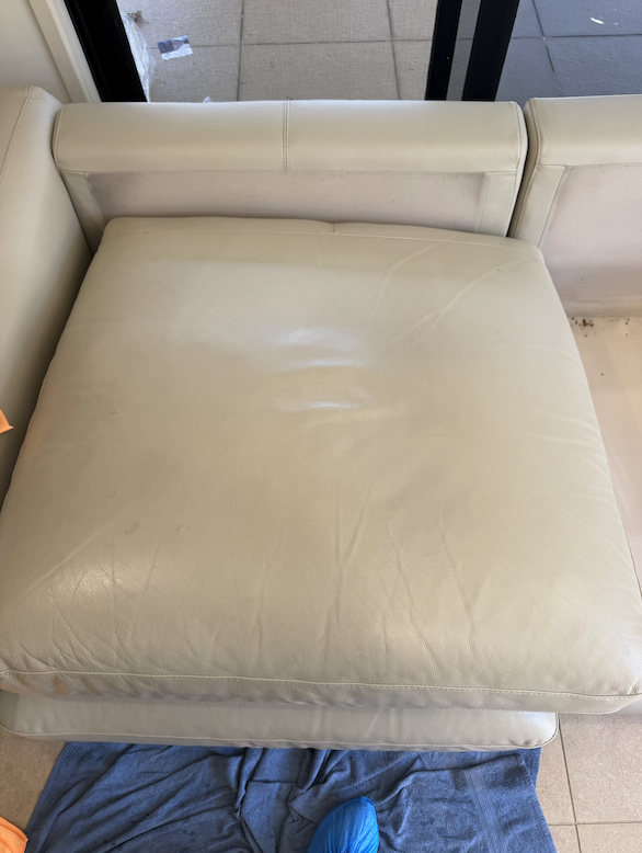 Before leather clean