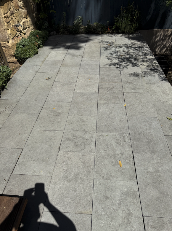 After pressure clean