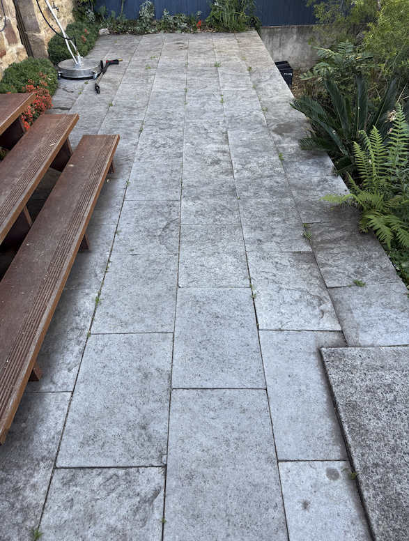 Before pressure clean