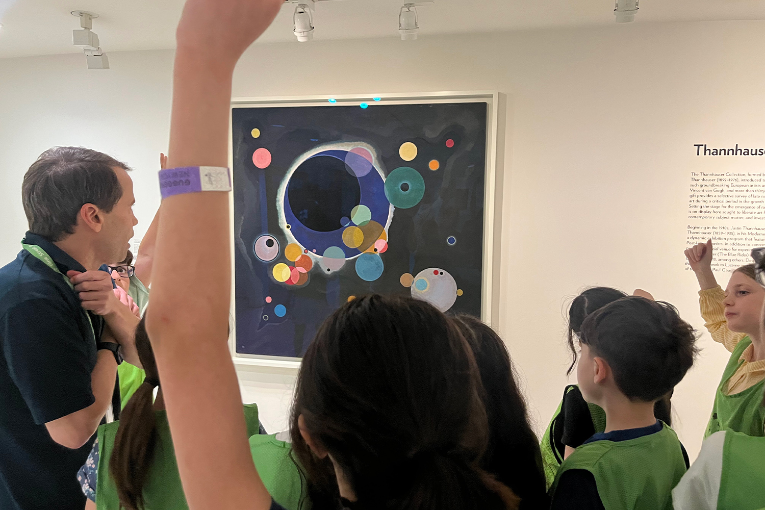 Students and their Teacher visit the Guggenheim Museum during a Unit of Inquiry