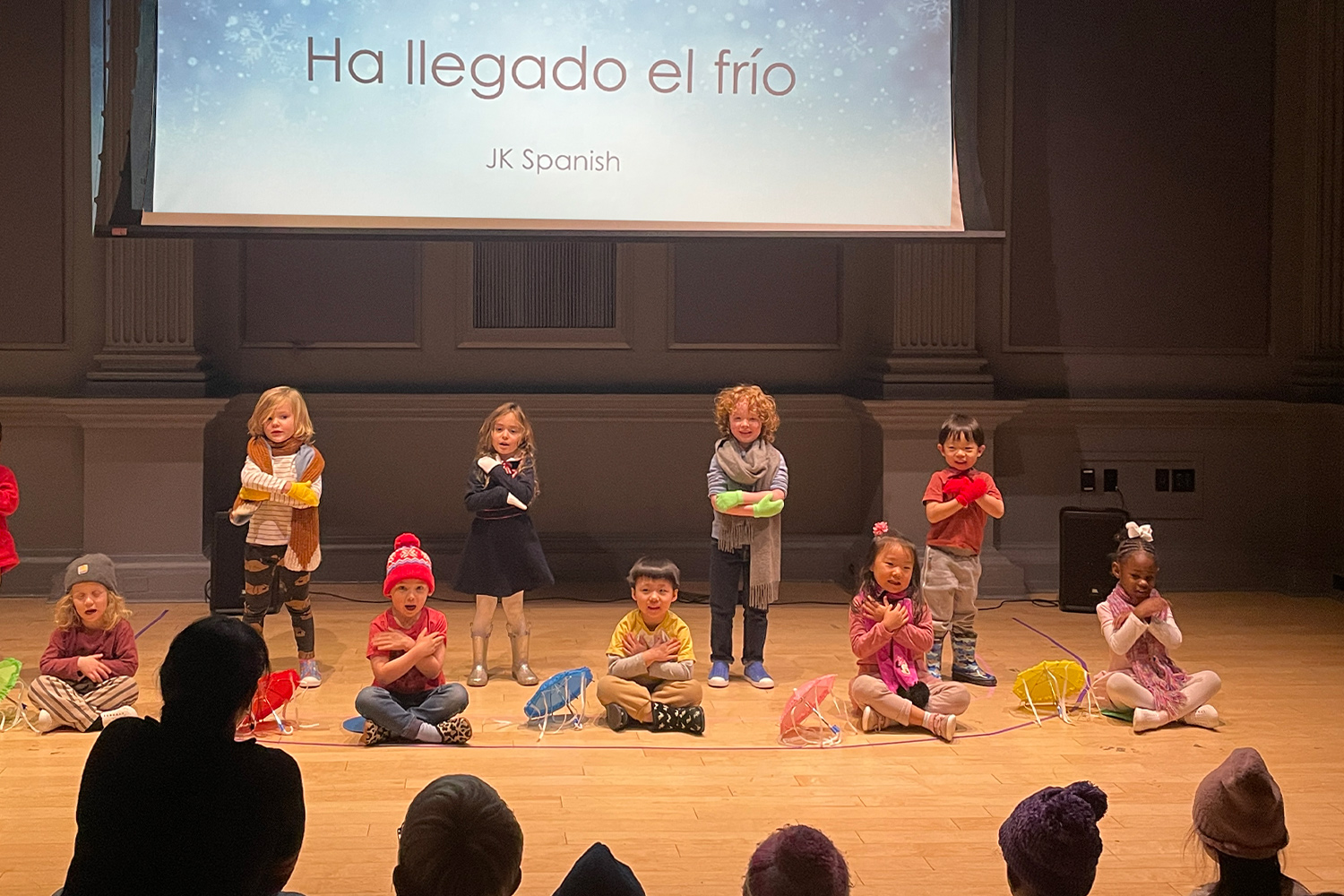 JK Spanish class in their performance