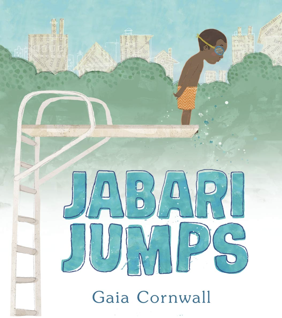Book cover image of "Jabari Jumps by Gaia Cornwall"